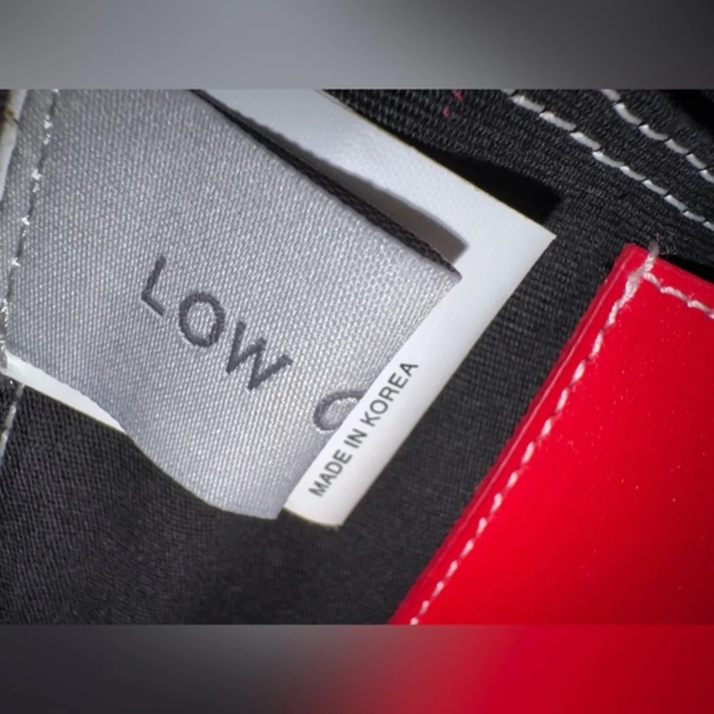 LOW‎ CLASSIC color block Red Leather Crossbody Bag